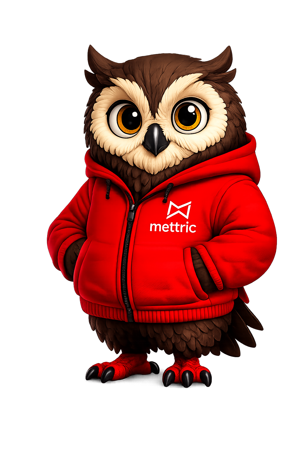 Mascote Mettric Cloud